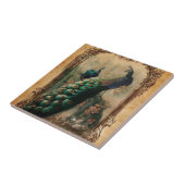 chic floral frans moderne  vredesmacht tegeltje (Zijkant)