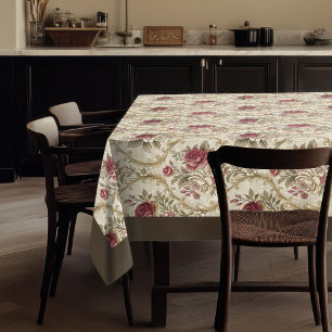 Chic Floral Fusion Luxe Victoriaans-geïnspireerd Tafelkleed