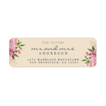 Chic Floral Future de heer Mrs Wedding Return