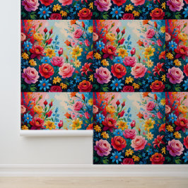 Chic Floral Garden Dream Peel en Stick Behang