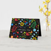 Chic Floral Kaart (Gele Bloem)