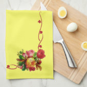 Chic Floral Kitchen Towel Theedoek (Quarter Fold)