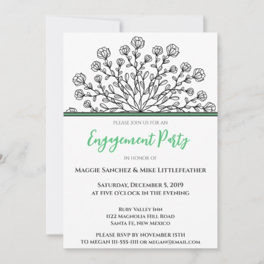 Chic Floral Mandala Kaart (Voorkant)