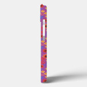 Chic Floral Miniprint op Blue iPhone 6 Xtreme Hoes (Achterkant / Links)