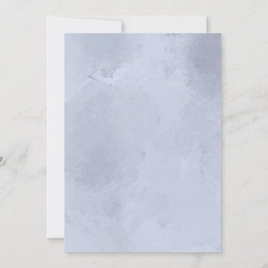 Chic Floral Moon Twinkle Little Star Gender Reveal Kaart (Achterkant)