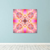 Chic Floral Pattern Canvas Afdruk (Insitu (Houten vloer))