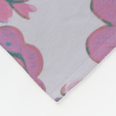 Chic Floral Pattern Fleece Deken (Hoek)