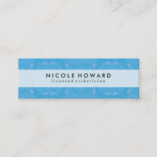 Chic Floral Pattern Mini Visitekaartje