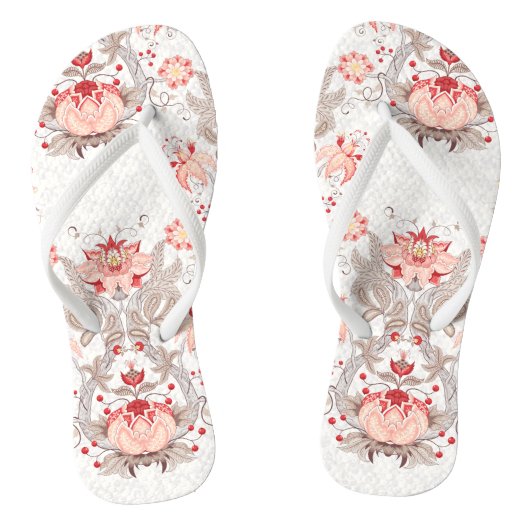 Chic  Floral Pattern Voman Flip Flop (Voetbed)