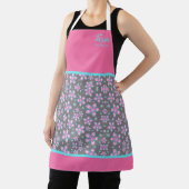 Chic Floral Personalized Apron Schort (Insitu)