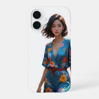 Chic Floral Protection - iPhone 16 Hoesje
