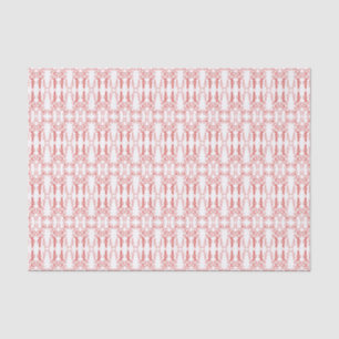 Chic Floral Red op White Poppy Flower Outline Tissuepapier