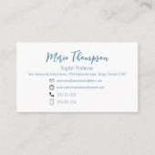 Chic Floral  Roze Roze Professional Visitekaartje (Voorkant)