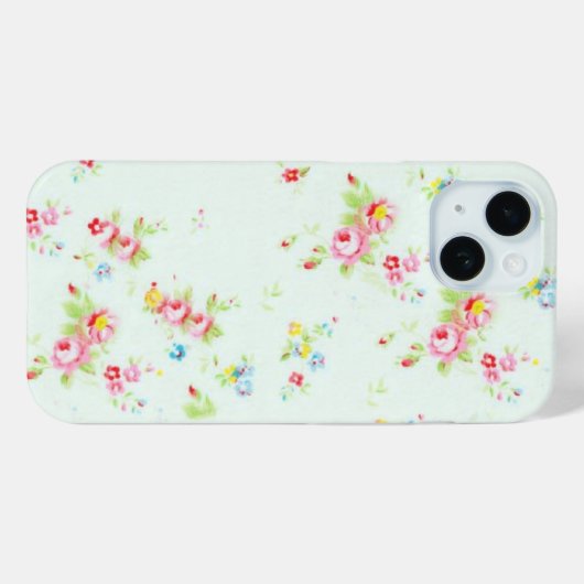  chic floral rozen roze coquette bloemen Case-Mate iPhone case (Achterkant (horizontaal))