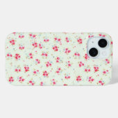  chic floral rozen roze coquette bloemen Case-Mate iPhone case (Achterkant (horizontaal))