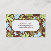 Chic Floral Visitekaartjes (Achterkant)