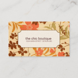 Chic Floral Visitekaartjes