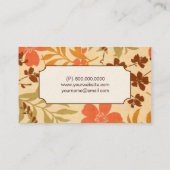 Chic Floral Visitekaartjes (Achterkant)