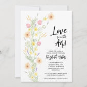 Chic Floral Vrijgezellenfeest Kaart (Voorkant)