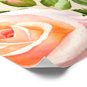 Chic Floral Vrijgezellenfeest Welkomstbord Poster (Hoek)