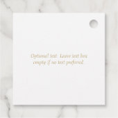 Chic Floral Waterverf bruiloft dank u Bedankjes Labels (Achterkant)