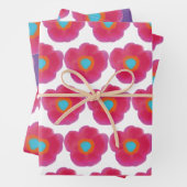  Chic Floral Waterverf Inpakpapier Vel (In situ)