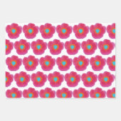  Chic Floral Waterverf Inpakpapier Vel (Voorkant)