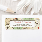  Chic Floral Wedding Etiket (Insitu)