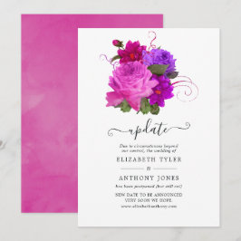  Chic Floral Wedding Update Kaart