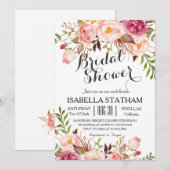 Chic Floral Wreath Rustic Vrijgezellenfeest2 Kaart (Voorkant / Achterkant)