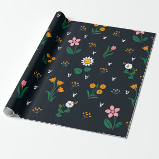 Chic-florpatroon Cadeaupapier
