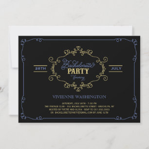  Chic Flourish Bachelorette Party nodigt uit Kaart