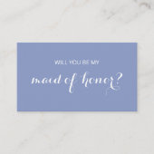 Chic Flourish | Bent u mijn dienstmeisje? Informatiekaartje (Voorkant)