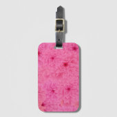 Chic Flower Print Bagagelabel met Artistic Touch (Voorkant (verticaal))