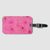 Chic Flower Print Bagagelabel met Artistic Touch (Voorkant (horizontaal))