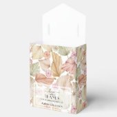 Chic Flowers and Leaves Vrijgezellenfeest Bedankdoosjes (Geopend)