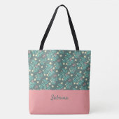Chic Foliage Monogrammed Canvas tas (Voorkant)