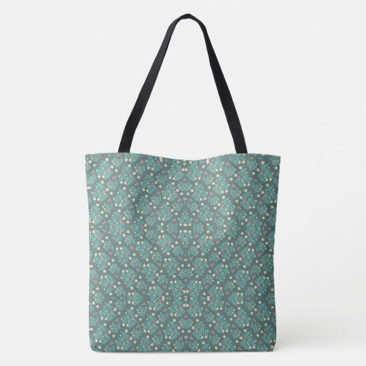 Chic Foliage Monogrammed Canvas tas (Achterkant)