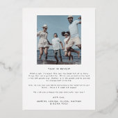 Chic Folie Prettige feestdagen jaar in Review 5 Fo (Achterkant)