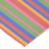 Chic Folk Art Collectie Bright Stripes Tablecloth Tafelkleed (Gekanteld)