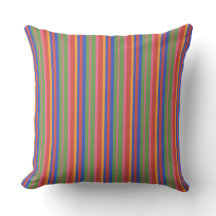 Chic Folk Art Collectie Striped Pillow of Cushion