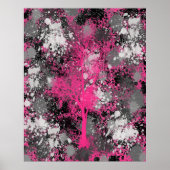 Chic Forest Abstract Poster (Voorkant)