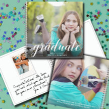 Chic foto afstudeerfeest gastenboek