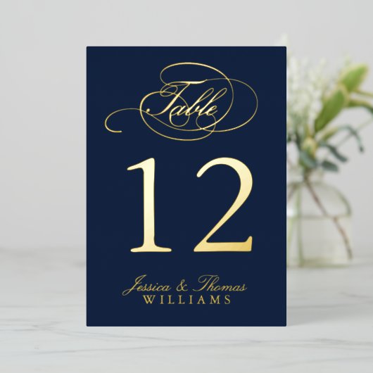 Chic foto Echte Folie de gedrukte Kaarten van het (Staand Voorkant)