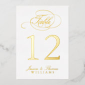 Chic foto Echte Folie de gedrukte Kaarten van het  (Voorkant)