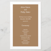  Chic Foto Huwelijksprogramma's (Achterkant)