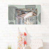 Chic-fotosjabloon Afstuderen GraduPartij Spandoek (Insitu)