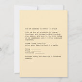 Chic Fox Relaxen in stijl Kaart (Achterkant)