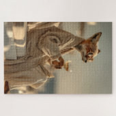 Chic Fox Relaxen in stijl Legpuzzel (Horizontaal)