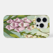 Chic foxgloves lily of the valley stained Glass iPhone Hoesje (Achterkant horizontaal)